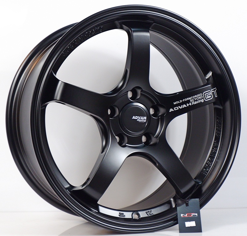 ล้อแม็ก ล้อแม็กใหม่ Flowforming Advan GT 5รู112 สีดำด้าน Offset35 กว้าง8.5 ขอบ18