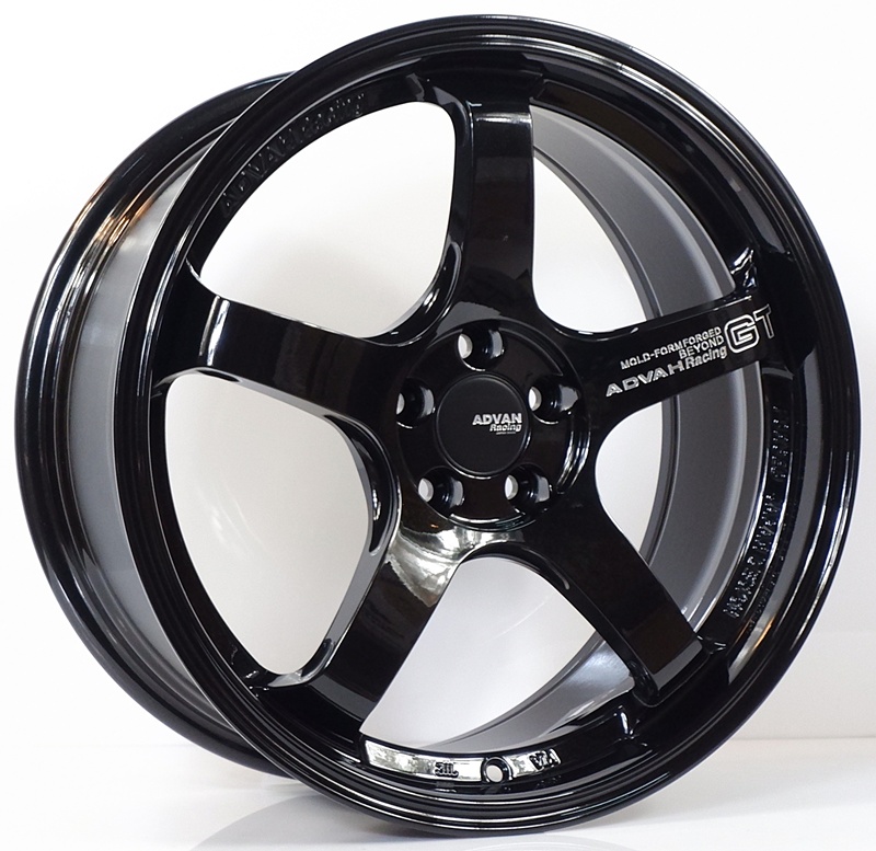 ล้อแม็ก ล้อแม็กใหม่ Flowforming Advan GT 5รู114.3 สีดำเงา Offset35 กว้าง8.5 ขอบ18