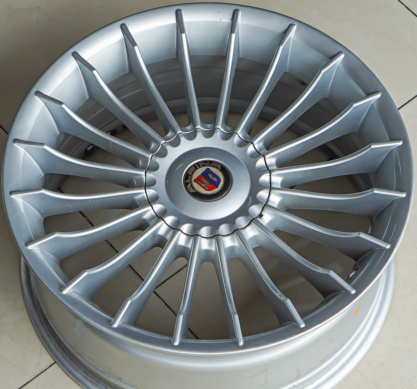 ล้อแม็ก ล้อแม็กใหม่ Alpina B7 5รู114 สีซิลเวอร์ ET35 F8.5 R9.5-19นิ้ว (รามอินทรา)