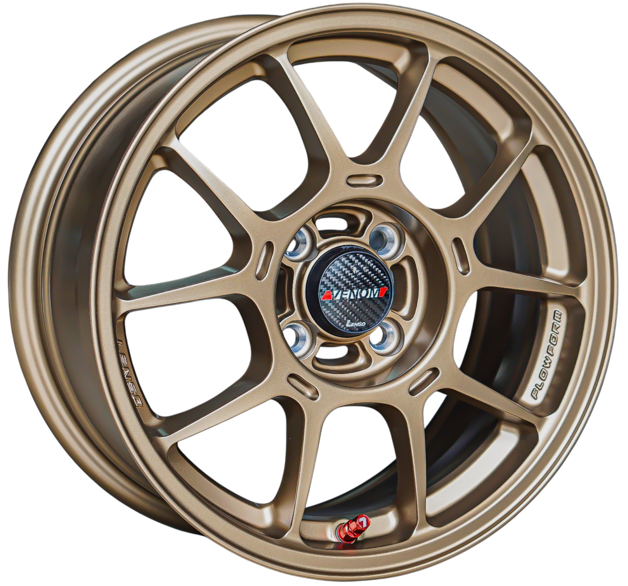 ล้อแม็ก ล้อแม็ก FlowForming Lenso V1N LITETECH+ ขอบ15นิ้ว 4รู100 Offset35 ทองแดง กว้าง 7นิ้ว (5.03 กิโล) 