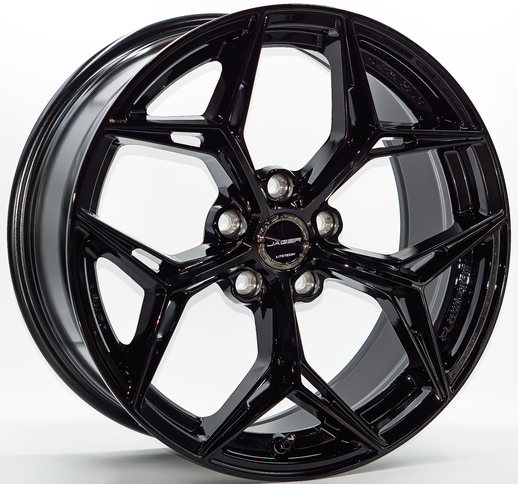 ล้อแม็ก ล้อแม็ก Lenso Jager BLAZE Litetech+ FlowForming ขอบ 18 กว้าง 8.5นิ้ว 5รู108 Offset35 สีดำเงา
