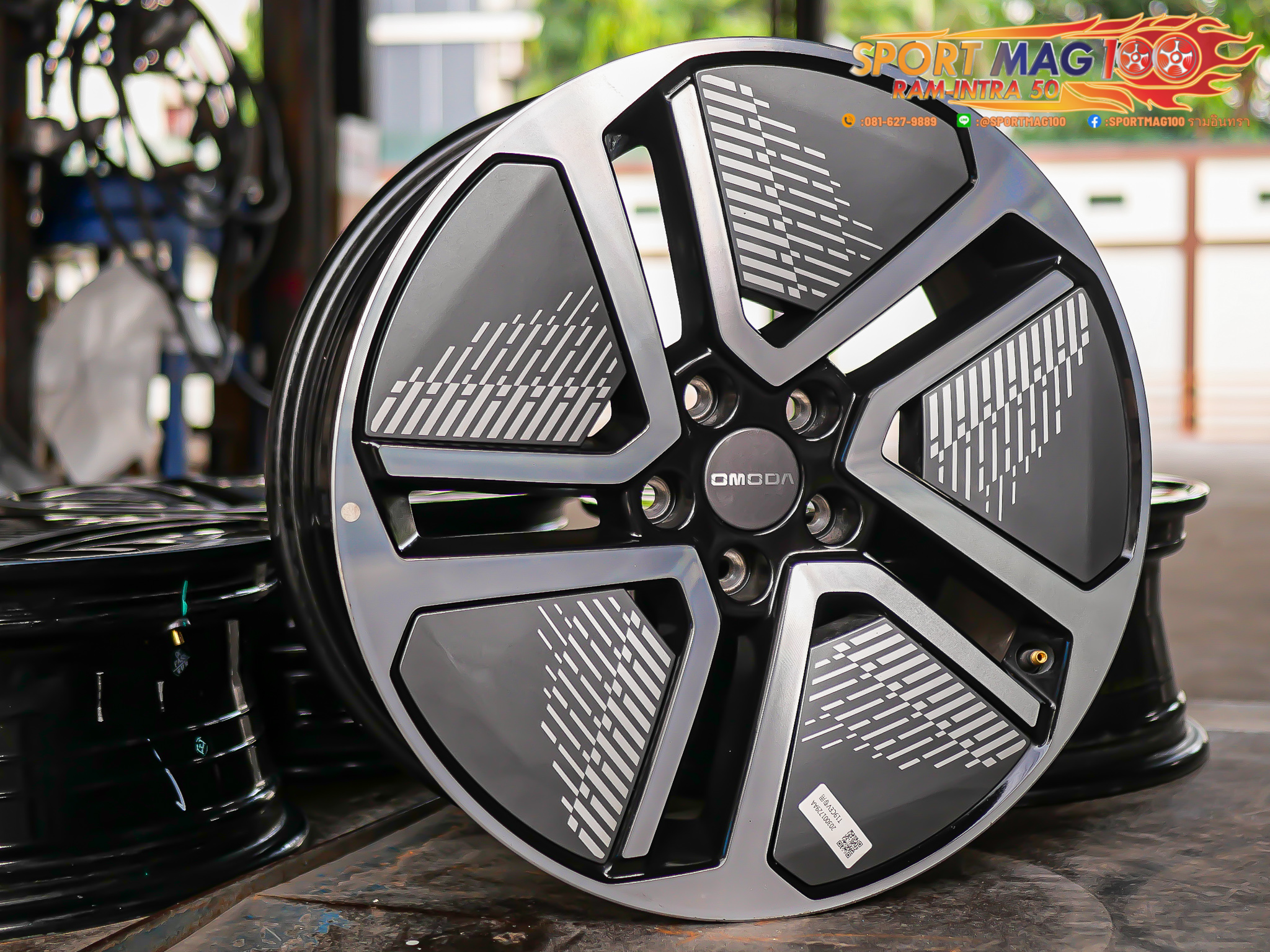 ล้อแม็ก ล้อแม็กติดรถ Omoda C5 EV ขอบ18 กว้าง 7นิ้ว 5รู108 Offset33 CB60 (รามอินทรา)