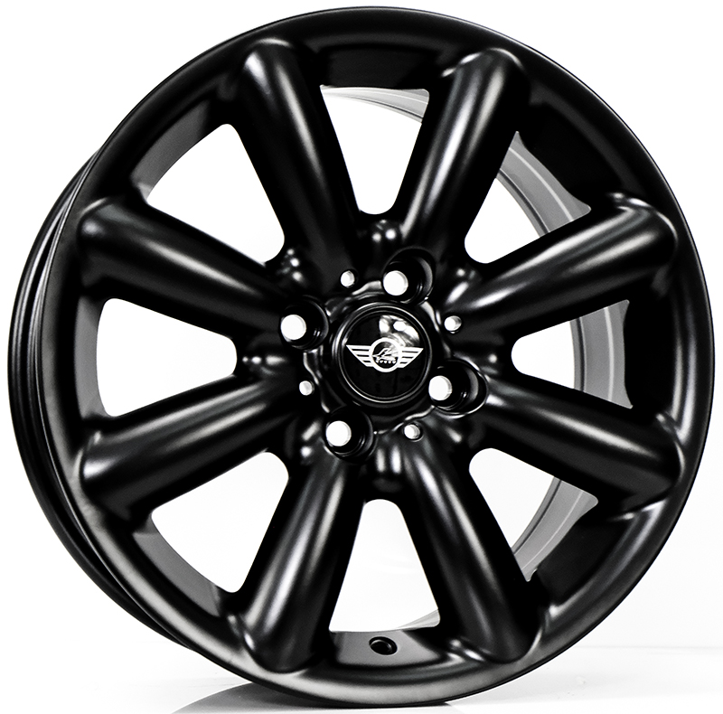 ล้อแม็ก ล้อแม็ก Mini One ขอบ 15 กว้าง 7นิ้ว 4รู100 Offset35 สีดำด้าน