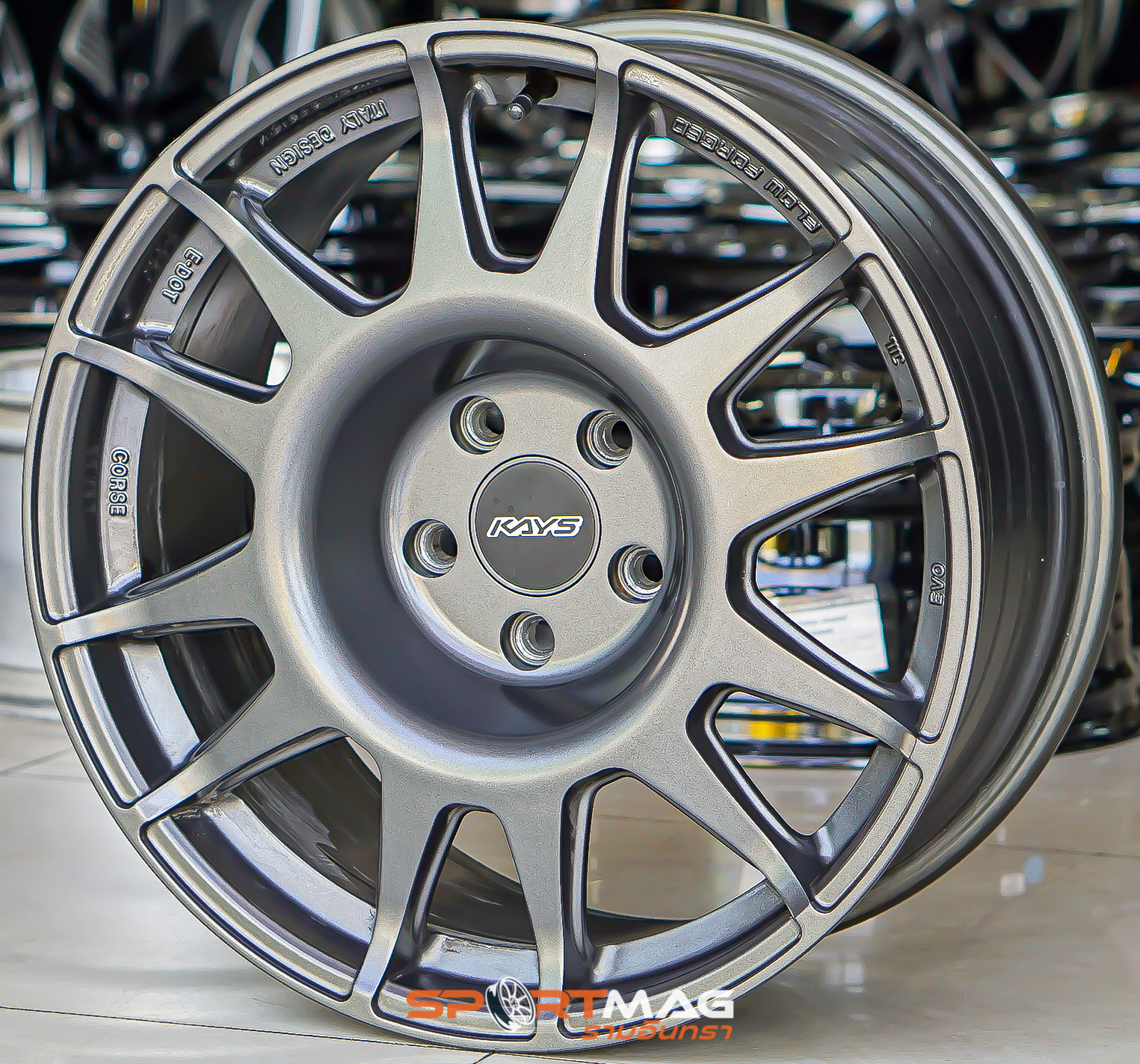 ล้อแม็กFlowforming EvoCross 5รู114 ET25 กันด้าน กว้าง8.5 ขอบ18นิ้ว(รามอินทรา)