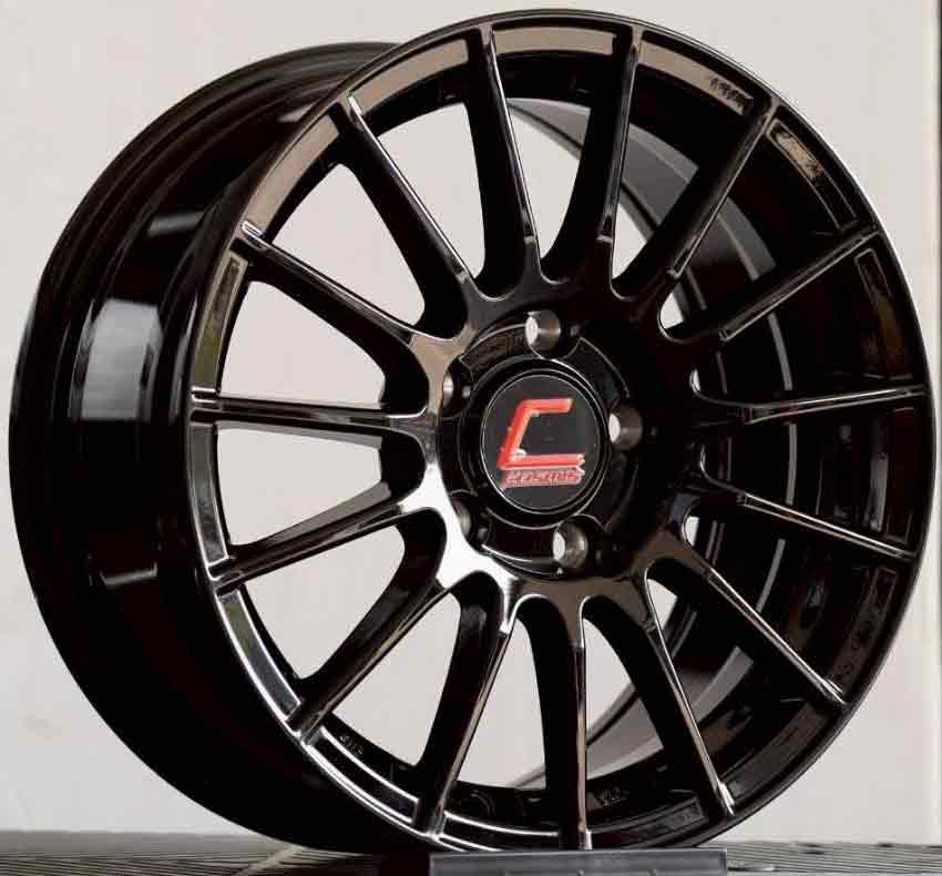 ล้อแม็ก COSMIS RS05RR 5รู114 ET35 สีดำ กว้าง7 ขอบ15นิ้ว