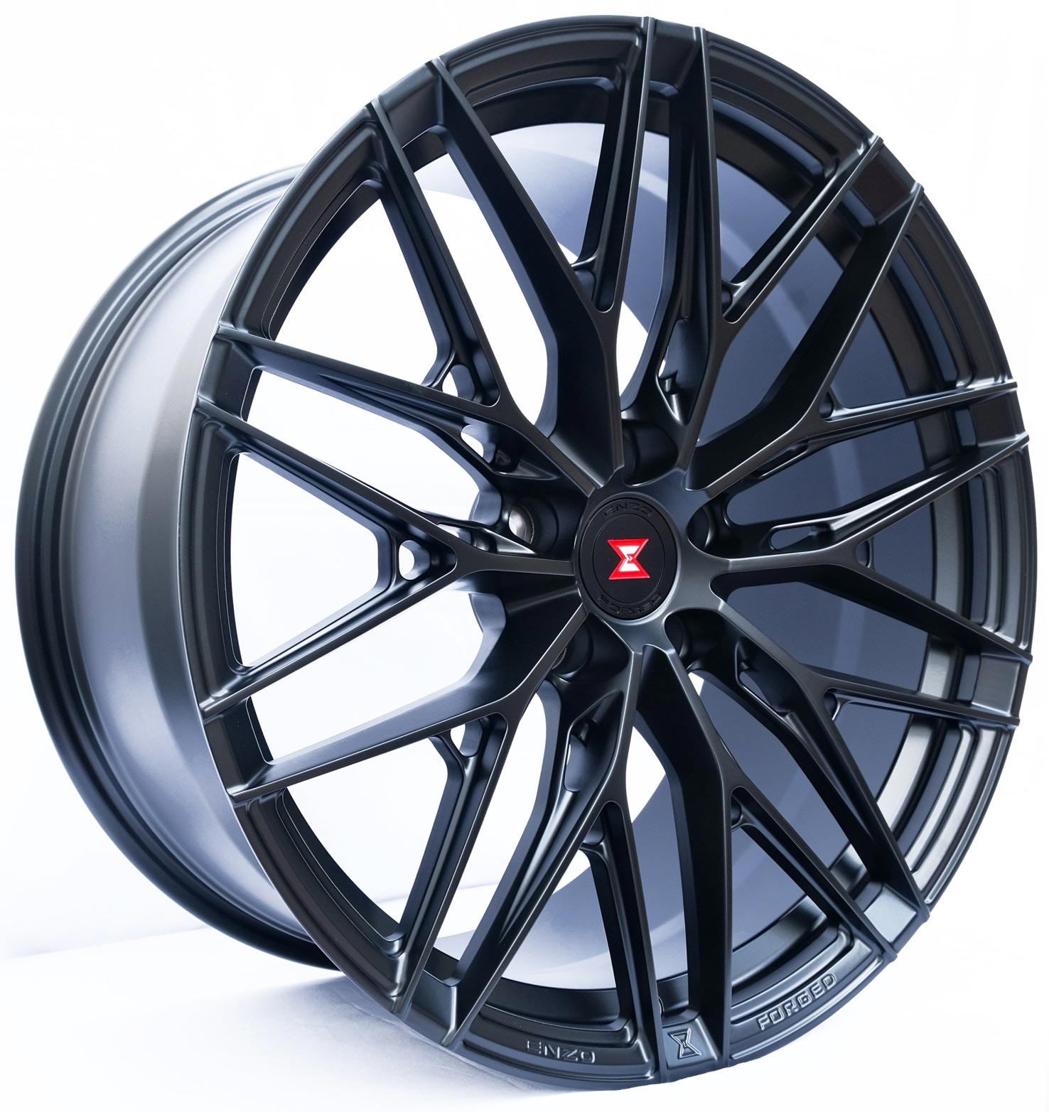 ล้อแม็ก  ล้อแม็ก Forged ENZO EZ02 5รู114/112 ET35-40 ดำด้าน F8.5 R10 ขอบ20นิ้ว 