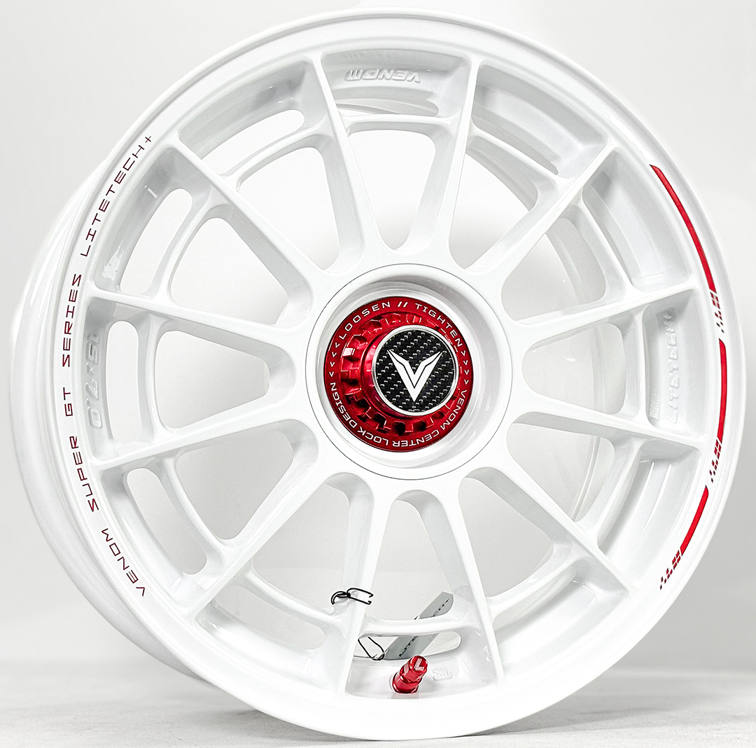 ล้อแม็ก ล้อแม็ก Lenso VNN Venom Litetech+ FlowForming ขอบ15นิ้ว กว้าง7นิ้ว 4รู100 Offset35 สีขาว