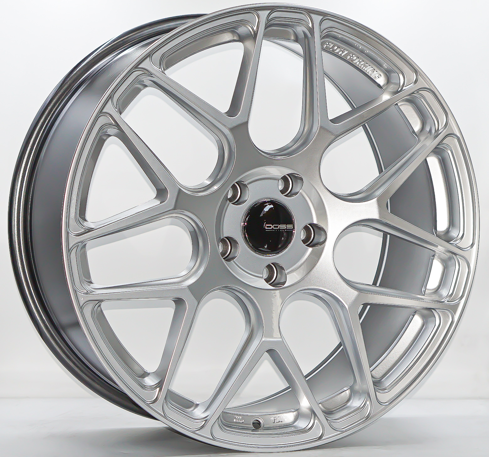 ล้อแม็ก แม็กซ์ใหม่ HRE P40S 5รู112/114.3 ET40 ไฮเปอร์ซิลเวอร์ F8.5 R9.5-19นิ้ว