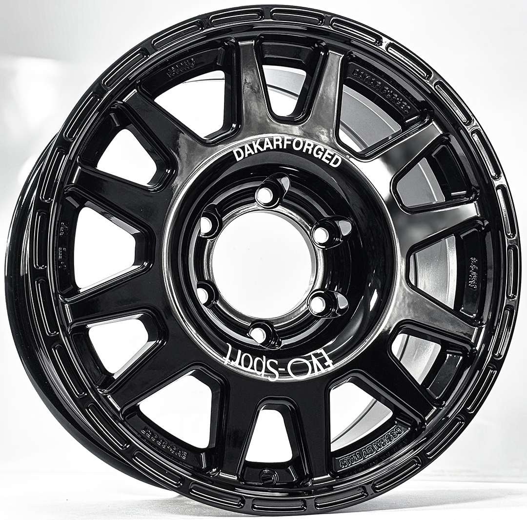 ล้อแม็ก New Evo Cross ขอบ17นิ้ว กว้าง8.5นิ้ว 6รู139.7 Offset20 สีดำเงา