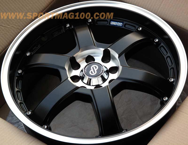 ล้อแม็ก ล้อแม็กใหม่ Enkei PKR 4รู100/114 ET42 ดำด้าน 7.5-18นิ้ว