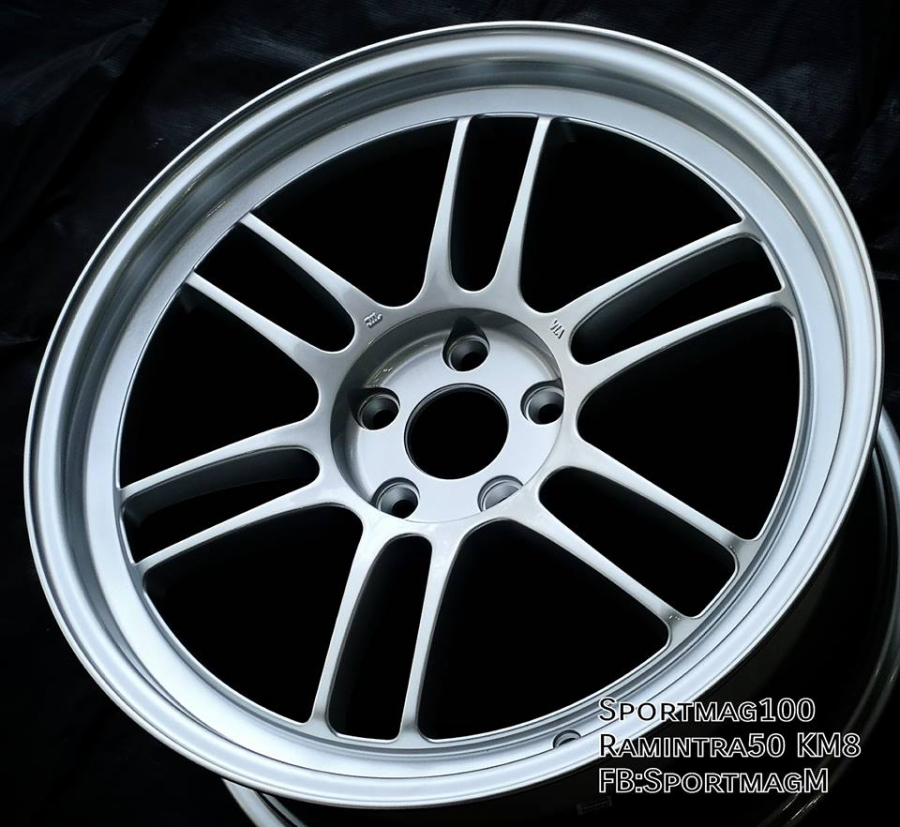 ล้อแม็ก  แม็กซ์ใหม่เรซ RPF1 5รู114 ET42 ซิลเวอร์ F8.5 R9.5-19นิ้ว 