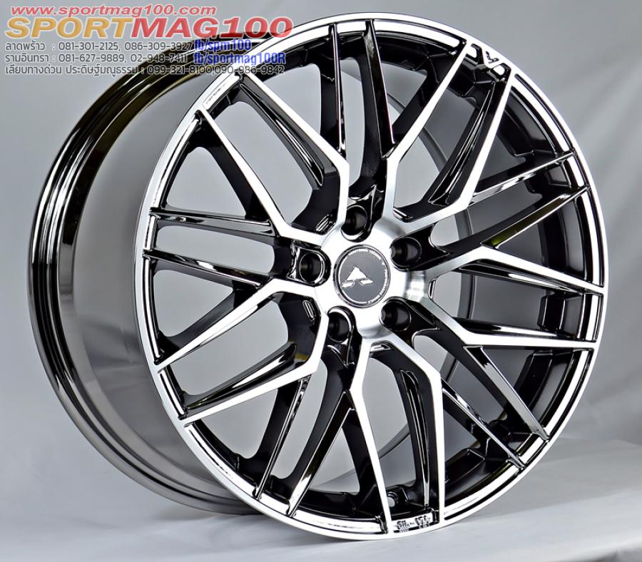 ล้อแม็กใหม่ MGW Vorsteiner 5รู112/114 ET38 แบล็คโคม 8.5 -18นิ้ว