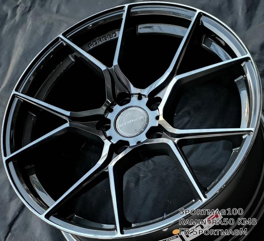 ล้อแม็ก FlowForming Stange ขอบ18นิ้ว Aow16 5รู112 ET35 กันแลคดำ กว้างF8.5 R9.5นิ้ว ล้อแม็ก FlowForming Stange ขอบ18นิ้ว Aow16 5รู112 ET35 กันแลคดำ กว้างF8.5 R9.5นิ้ว