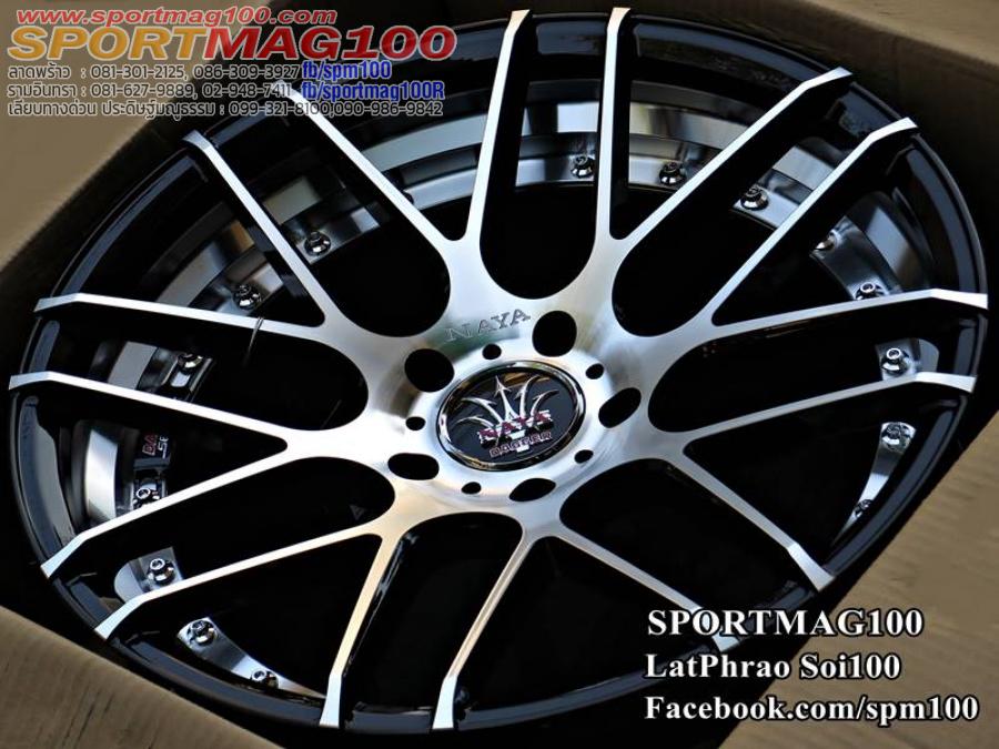 แม็กซ์ใหม่ NAYA Dagger Berano 5รู114 ดำหน้าเงาอันเดอร์คัต F8 R9 -18นิ้ว แม็กซ์ใหม่ NAYA Dagger Berano 5รู114 ดำหน้าเงาอันเดอร์คัต F8 R9 -18นิ้ว