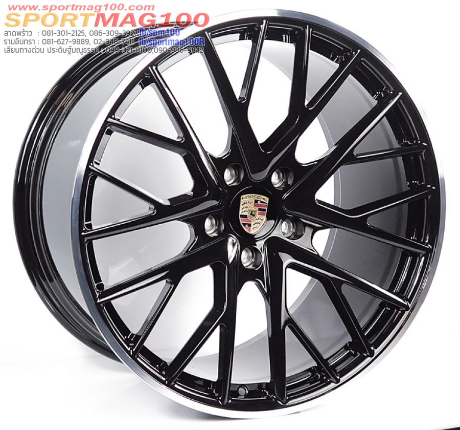 ล้อแม็ก ล้อแม็กเบาสุดFORGED Porshe D2150 5รู130 ดำขอบเงา ET61-60 F9.5 R11-21นิ้ว