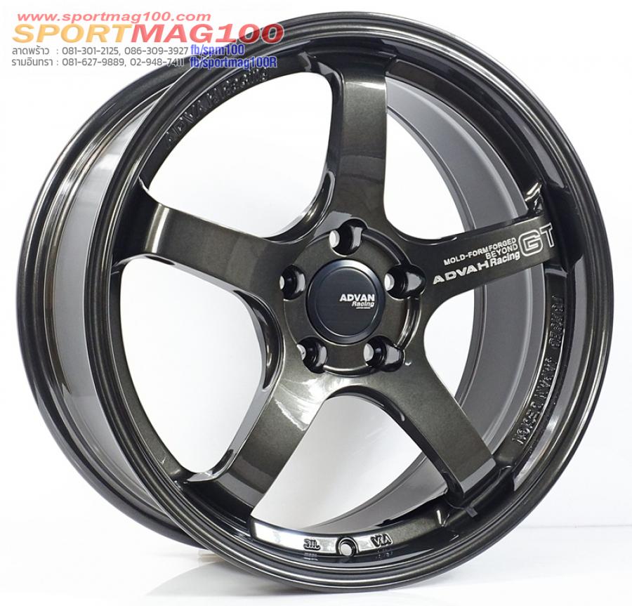 ล้อแม็กใหม่ Flowforming Advan GT 5รู114.3 สีกันเมทาลิก Offset35 กว้าง8.5 ขอบ18 ล้อแม็กใหม่ Flowforming Advan GT 5รู114.3 สีกันเมทาลิก Offset35 กว้าง8.5 ขอบ18
