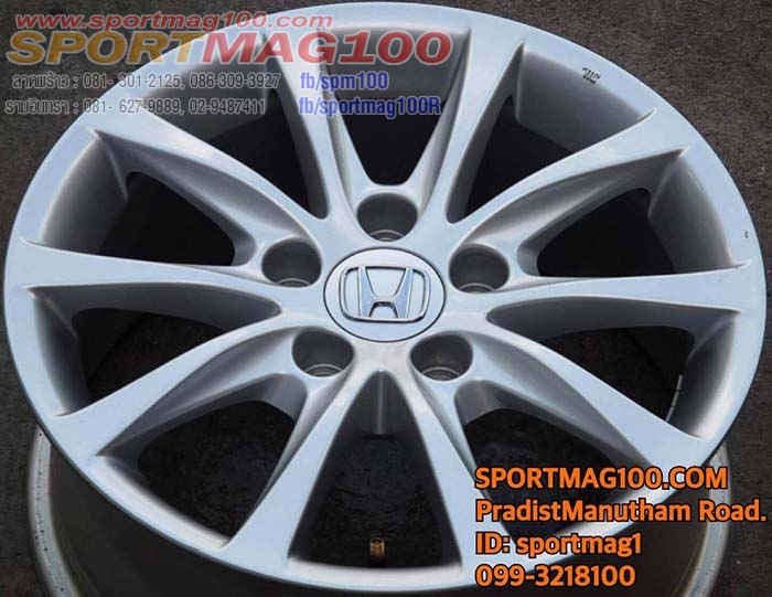 ล้อแม็ก ล้อแม็ก Civic ขอบ16นิ้ว 5รู114 ET45 สีบรอนซ์ กว้าง 7นิ้ว(รามอินทรา-ลาดพร้าว)