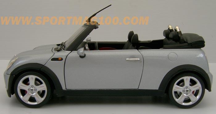 ล้อแม็ก โมเดลรถเหล็กขนาด     1:18     Mini  cooper cabrio	