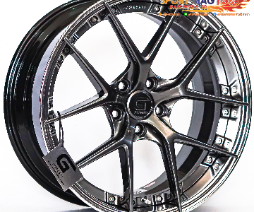 ล้อแม็กแท้2ชิ้น G-Forged GF08 5รู114 สีไฮเปอร์ดาร์คขอบเงา ET32-40 F8.5 R9.5-19นิ้ว 