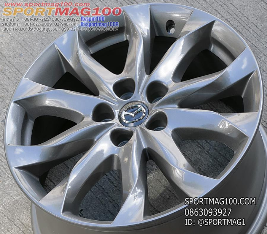 ล้อแม็กมือสอง Mazda3 5รู114 กันเมทาลิก 7-18นิ้ว(ลาดพร้าว)