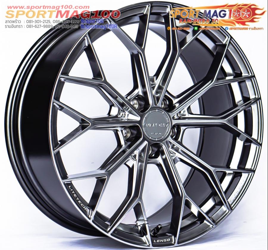 ล้อแม็กใหม่ FlowForming Lenso VENOM VNA LITETECH+ ขอบ20 5รู120 ไฮเปอร์แบล็ค กว้าง9 ET38 