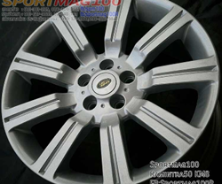 ล้อแม็กใหม่ลาย LandRover RP02 5รู120 ET50 ซิลเวอร์ 10-22นิ้ว