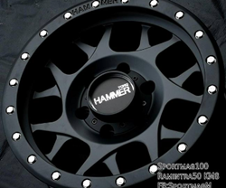 ล้อแม็กใหม่ Hammer HM3 6รู139 ET0 ดำด้าน 8.5-16นิ้ว 