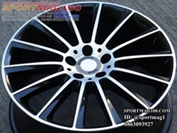 ล้อแม็กมือสองแท้ BENZ AMG A205 5รู112 ดำหน้าเงา F7.5 R8.5-19นิ้ว(17033)