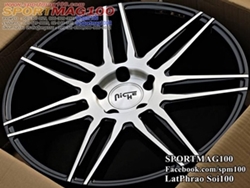 ล้อแม็กใหม่ NICHE TRENTO 5รู112 ET35 ดำหน้าเงา 8.5-19นิ้ว