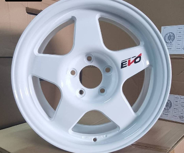 ล้อแม็กใหม่ Kspeed EVO 5รู114 ET20 สีขาว 8-16นิ้ว 