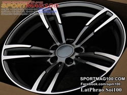 ล้อแม็กใหม่ M4 Coupe 5รู112 เทาหน้าเงา F8.5 R9.5-19นิ้ว
