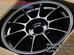 ล้อแม็กใหม่เบา Flowforming AOW TC105X 4รู100 ET36 สีEj-titan 7-16นิ้ว