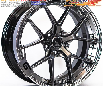 ล้อแม็กแท้2ชิ้น G-Forged GF08 5รู114 สีไฮเปอร์ดาร์คขอบเงา ET32-40 F8.5 R9.5-19นิ้ว 