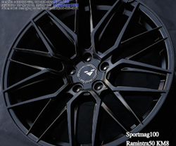  แม็กซ์ใหม่ MGW Vorsteiner 5รู114 ET38 ดำด้าน 8.5-19นิ้ว 