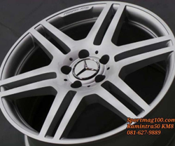  ล้อแม็กซ์มือสองแท้ AMG 5รู112 ET47-58 ซิลเวอร์ F7.5 R8.5-17นิ้ว(รามอินทรา) 