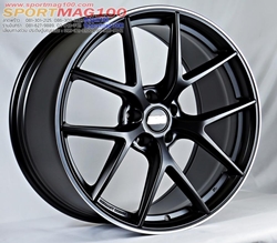 ล้อแม็กใหม่เบา Flowformig CIR 5รู112 ET32-40 ดำด้านขอบเงิน F8.5 R9.5-20นิ้ว