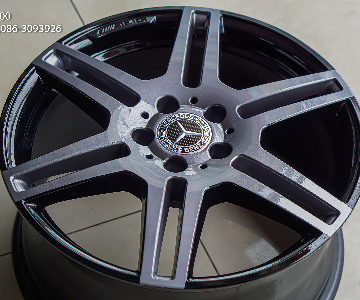 ล้อแม็กมือสองแท้ AMG 5รู112 ET48-54 สีสเปคพิเศษ F8.5 R9-18นิ้ว(รามอินทรา) 