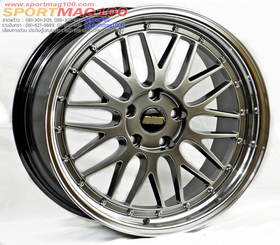 ล้อแม็กใหม่ BBS LMR 5รู112 ไฮเปอร์แบล็คET38-40 F8.5 R9.5-19นิ้ว