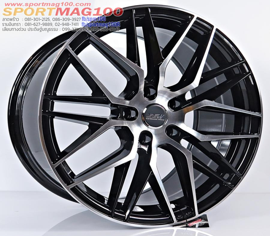 ล้อแม็กใหม่ SSW Vorsteiner348 5รู114 ดำหน้าเงา 8.5-18นิ้ว