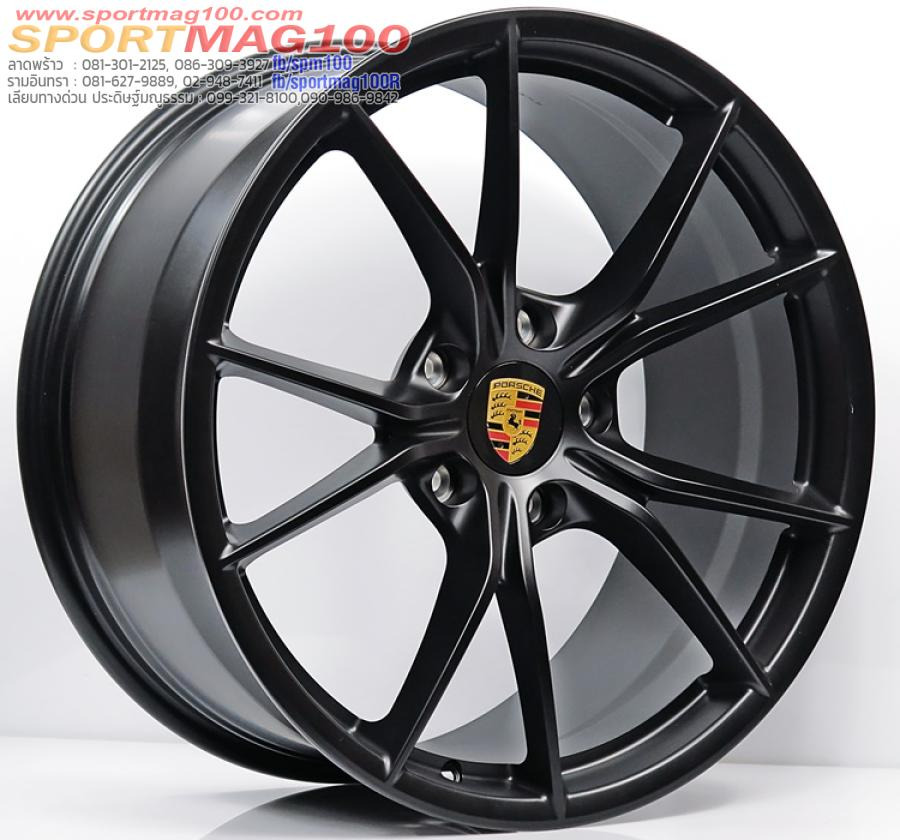 ล้อแม็กเบาสุดFORGED Porshe s1091 5รู130 ET45 ดำด้าน F8.5 R9.5-20นิ้ว