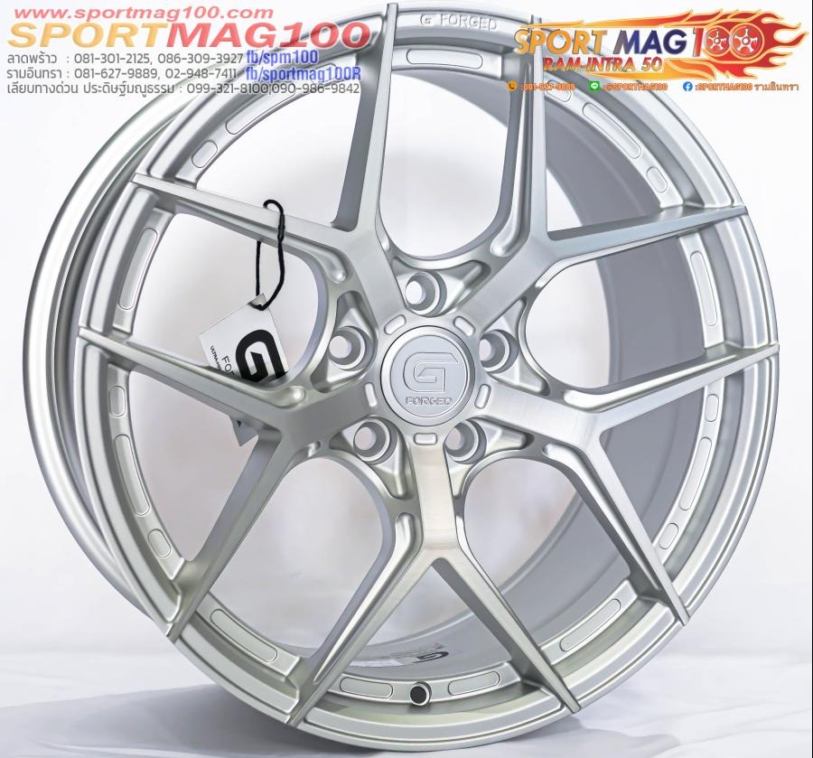 ล้อแม็กแท้ G-Forged GF01M 5รู114/112 สีBrushSilverMatt 8.5-18นิ้ว