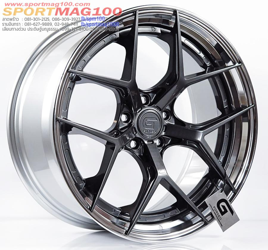 ล้อแม็กแท้2ชิ้น G-Forged GF01 5รู112 สีDarkGM ET40 F8.5 R9.5-20นิ้ว