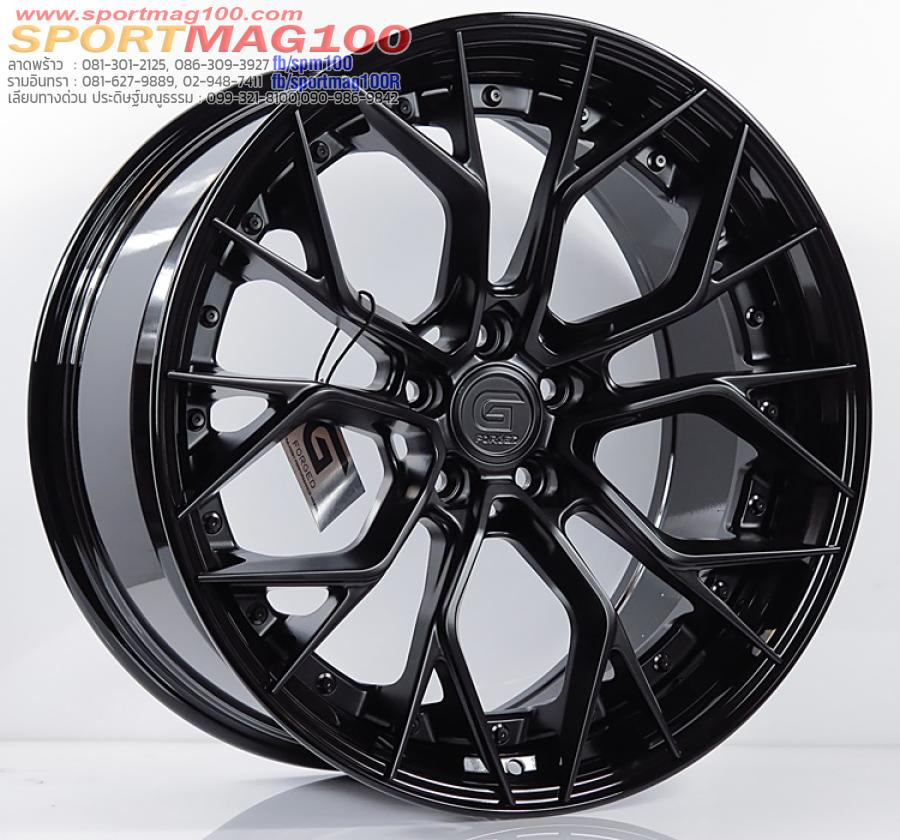 ล้อแม็กแท้2ชิ้น G-Forged GF09 5รู120 สีBlackMatt/GB ET35 8.5-20นิ้ว