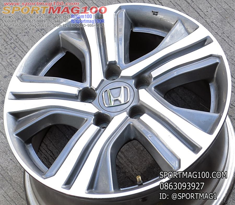 ล้อแม็กมือสอง Honda Stepwagon Spada 5รู114 เทาหน้าเงา 6-16นิ้ว