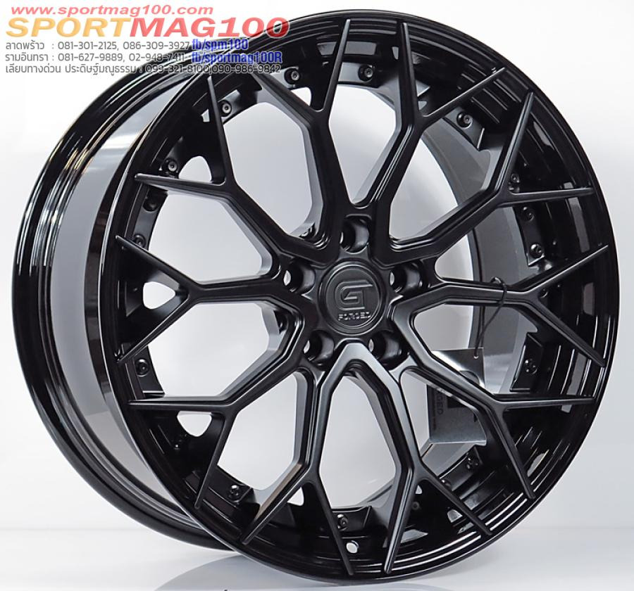 ล้อแม็กแท้2ชิ้น G-Forged GF05 5รู112 สีBlackmatt/gb ET38-40 F8.5 R9.5-19นิ้ว