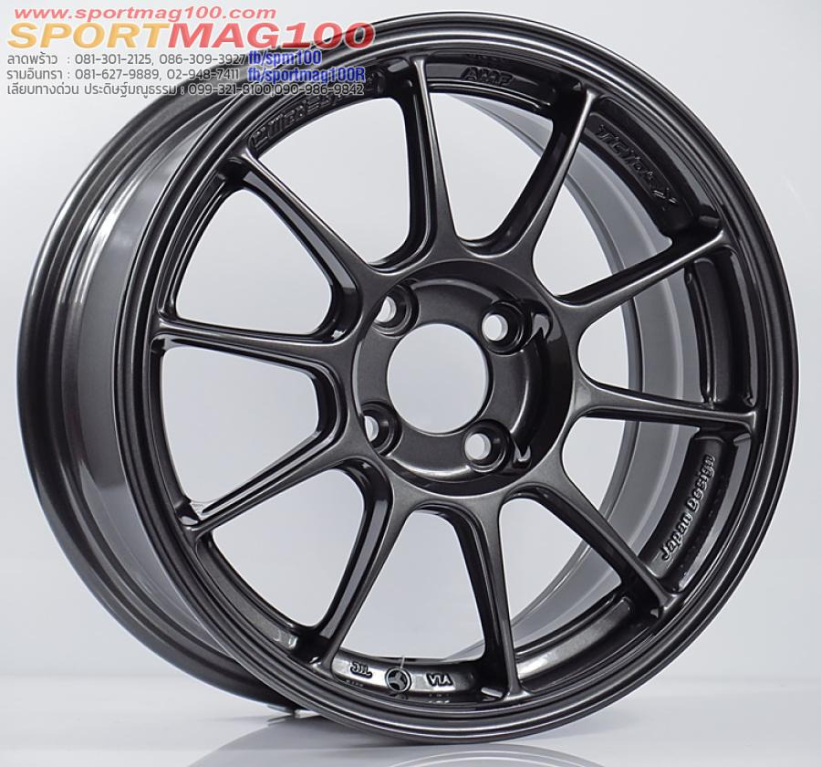 ล้อแม็กใหม่เบา FlowForming AOW TC105X 4รู100 ET35 สีเทา 7-15นิ้ว