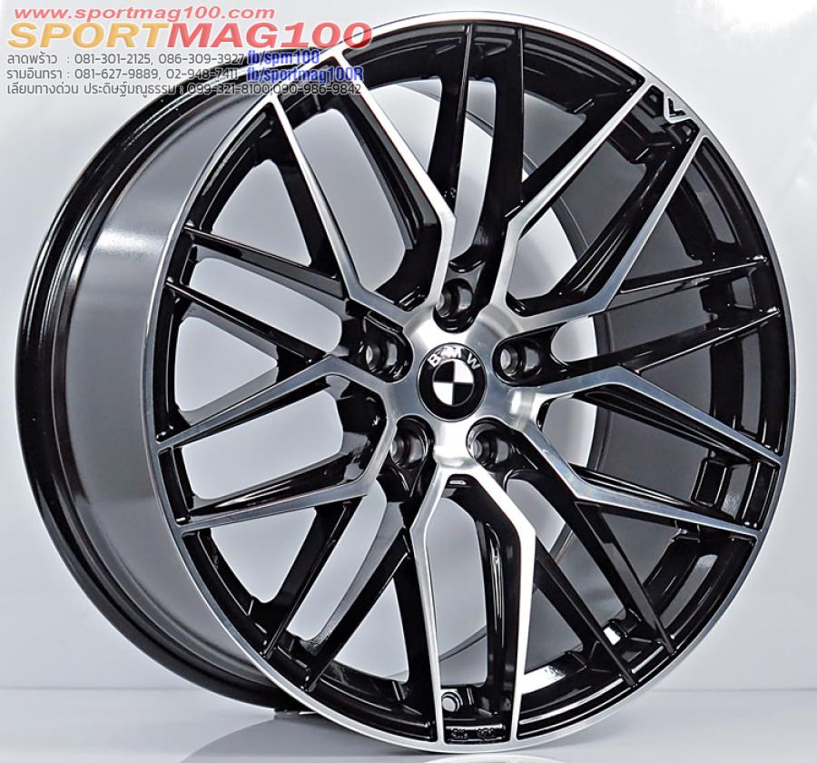 แม็กซ์ใหม่ Vorsteiner 5รู120 ET38 ดำหน้าเงา F8.5 R9.5 -19นิ้ว