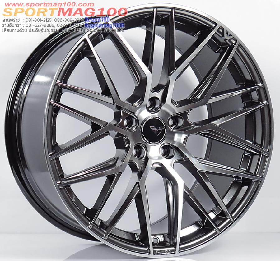 ล้อแม็กใหม่ MGW Vorsteiner 5รู114 ET38 ไฮเปอร์แบล็คหน้าเงา F8.5 R9.5-19นิ้ว