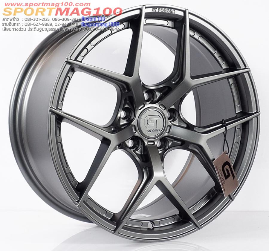 ล้อแม็กแท้ G-Forged GF01M 5รู114 สีTitaniumGreyMatt et35 8.5-18นิ้ว