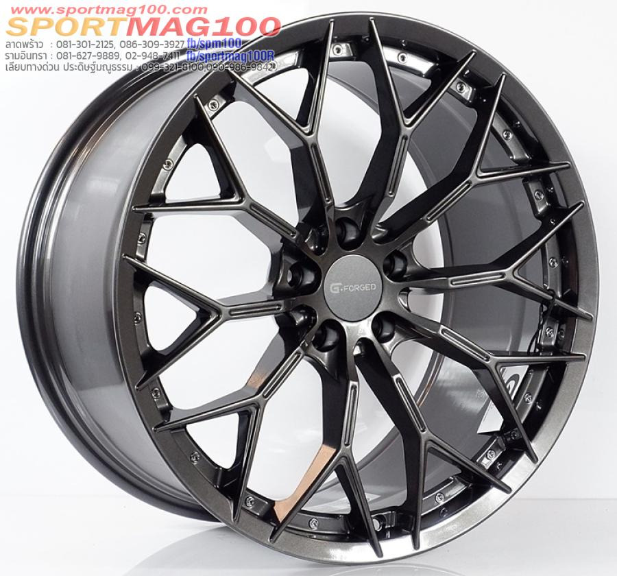 ล้อแม็กแท้ Flowforming Gforged GF06 5รู114  สีDarkGM 8.5 R10-20นิ้ว